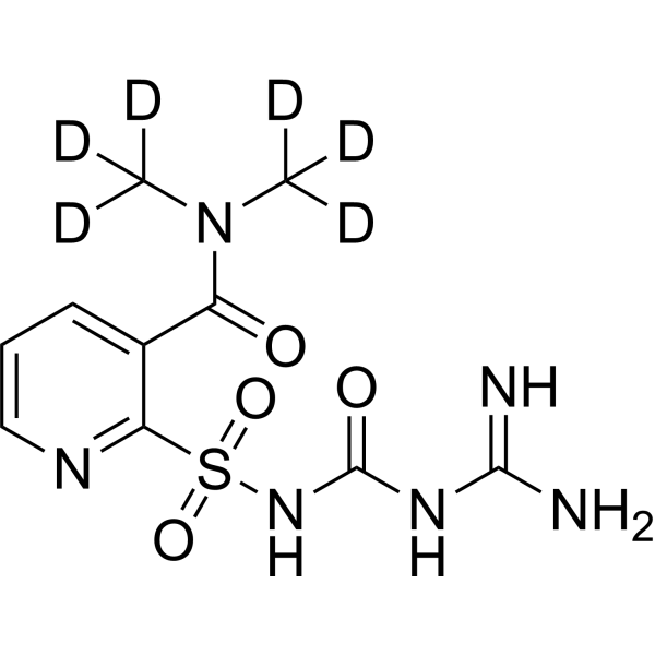 2-(N-(Carbamimidoylcarbamoyl)sulfamoyl)-N,N-dimethylnicotinamide-d6